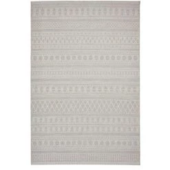 Tapis BOBOCHIC - Tapis D'extérieur Tissé JANIS Motif Graphique 120x170 Beige - Beige