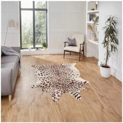 Tapis BOBOCHIC - Tapis Poils Courts TIGER Motif Animalier 155x195 Beige - Beige -BOBOCHIC Soldes 2022 48790030 2
