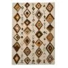 Tapis BOBOCHIC - Tapis Poils Shaggy ANGUS Motif Graphique 120x170 Beige - Beige -BOBOCHIC Soldes 2022 48790048 1