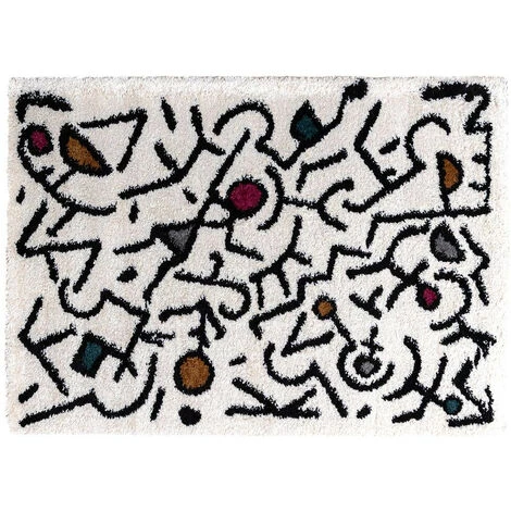 Tapis BOBOCHIC - Tapis Poils Shaggy APPAJ Motif Graphique 120x170 Multicolore - Multicolore 3 Tapis BOBOCHIC - Tapis Poils Shaggy APPAJ Motif Graphique 120x170 Multicolore - Multicolore