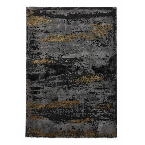 Tapis BOBOCHIC - Tapis Poil Court Rectangulaire LARA Motif Graphique 120x170 Noir - Noir 3 Tapis BOBOCHIC - Tapis Poil Court Rectangulaire LARA Motif Graphique 120x170 Noir - Noir