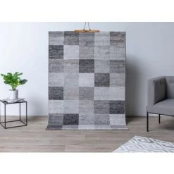 Tapis BOBOCHIC - Tapis Poils Courts JARED Motif Graphique 160x220 Beige - Beige -BOBOCHIC Soldes 2022 48790111 2