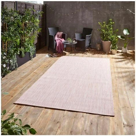 Tapis D'extérieur BOBOCHIC - Tapis D'extérieur MELKA Uni 120x170 Rose - Rose 4 Tapis D'extérieur BOBOCHIC - Tapis D'extérieur MELKA Uni 120x170 Rose - Rose – Image 2