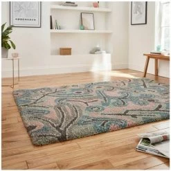 Tapis BOBOCHIC - Tapis Poil Mi-long Rectangulaire PICA Motif Graphique Multicolor 120x170 Multicolore 2 - Multicolore 2 -BOBOCHIC Soldes 2022 48790148 3