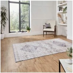 Tapis BOBOCHIC - Tapis Poils Courts SAÏDA Motif Oriental 60x225 Beige - Beige -BOBOCHIC Soldes 2022 48790171 3