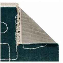 Tapis BOBOCHIC - Tapis Poils Shaggy ELEA Motif Graphique 120x170 Bleu Canard - Bleu Canard 10 Tapis BOBOCHIC - Tapis Poils Shaggy ELEA Motif Graphique 120x170 Bleu Canard - Bleu Canard -BOBOCHIC Soldes 2022 48791061 4