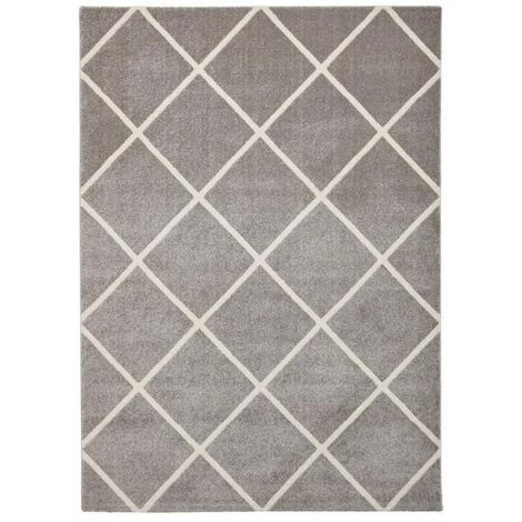 Tapis BOBOCHIC - Tapis Poils Courts EMILIO Motif Graphique 120x170 Gris - Gris 3 Tapis BOBOCHIC - Tapis Poils Courts EMILIO Motif Graphique 120x170 Gris - Gris