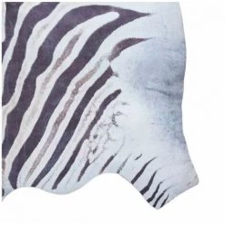 Tapis BOBOCHIC - Tapis Poils Courts ZEBRA Motif Animalier 155x195 Noir + Blanc - Noir + Blanc -BOBOCHIC Soldes 2022 48791087 5