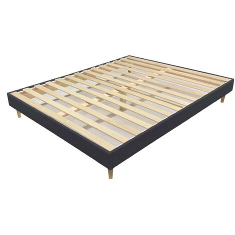 Ensemble Literie BOBOCHIC - Ensemble Matelas 32 Cm 1254 Ressorts Ensachés + Sommier Kit 140x190 Gris Anthracite - Gris Anthracite 5 Ensemble Literie BOBOCHIC - Ensemble Matelas 32 Cm 1254 Ressorts Ensachés + Sommier Kit 140x190 Gris Anthracite - Gris Anthracite â Image 3