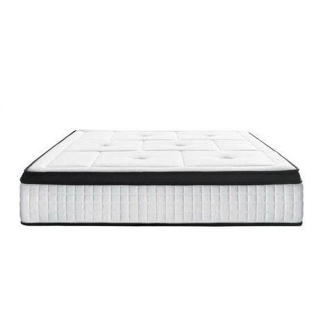 Ensemble Literie BOBOCHIC - Ensemble Matelas 32 Cm 1254 Ressorts Ensachés + Sommier Kit 140x190 Gris Anthracite - Gris Anthracite 7 Ensemble Literie BOBOCHIC - Ensemble Matelas 32 Cm 1254 Ressorts Ensachés + Sommier Kit 140x190 Gris Anthracite - Gris Anthracite â Image 5