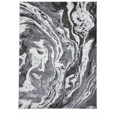 Tapis BOBOCHIC - Tapis Poil Long Rectangulaire GALAX Motif Graphique 120x170 Gris - Gris 3 Tapis BOBOCHIC - Tapis Poil Long Rectangulaire GALAX Motif Graphique 120x170 Gris - Gris