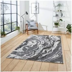 Tapis BOBOCHIC - Tapis Poil Long Rectangulaire GALAX Motif Graphique 120x170 Gris - Gris 8 Tapis BOBOCHIC - Tapis Poil Long Rectangulaire GALAX Motif Graphique 120x170 Gris - Gris -BOBOCHIC Soldes 2022 48791145 2
