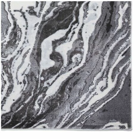 Tapis BOBOCHIC - Tapis Poil Long Rectangulaire GALAX Motif Graphique 120x170 Gris - Gris 7 Tapis BOBOCHIC - Tapis Poil Long Rectangulaire GALAX Motif Graphique 120x170 Gris - Gris – Image 5