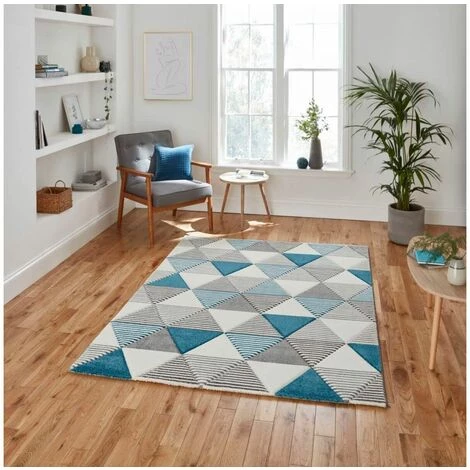 Tapis BOBOCHIC - Tapis Poils Courts VALENTINA Motif Graphique 120x170 Jaune - Jaune 4 Tapis BOBOCHIC - Tapis Poils Courts VALENTINA Motif Graphique 120x170 Jaune - Jaune – Image 2