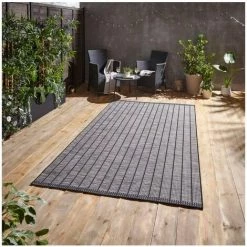 Tapis BOBOCHIC - Tapis Poil Court Rectangualire BELLA Motif Graphique 120x170 Noir - Noir 8 Tapis BOBOCHIC - Tapis Poil Court Rectangualire BELLA Motif Graphique 120x170 Noir - Noir -BOBOCHIC Soldes 2022 48791185 2