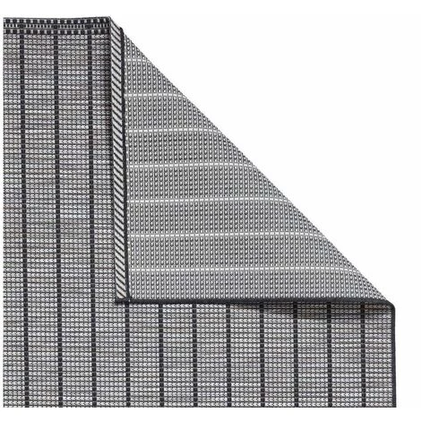 Tapis BOBOCHIC - Tapis Poil Court Rectangualire BELLA Motif Graphique 120x170 Noir - Noir 6 Tapis BOBOCHIC - Tapis Poil Court Rectangualire BELLA Motif Graphique 120x170 Noir - Noir – Image 4