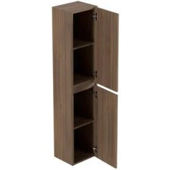 BOBOCHIC Colonne De Salle De Bain 140 Cm MOANA Noyer Et Noir - Bois -BOBOCHIC Soldes 2022 48791197 5