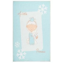 Tapis Enfant BOBOCHIC - Tapis Poil Court Rectangulaire KRISTY Motif Graphique 120x180 Menthe - Menthe