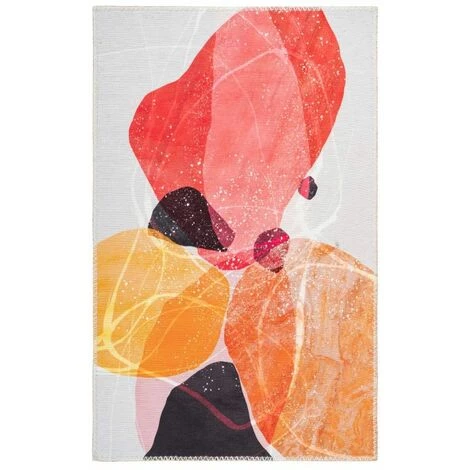 Tapis BOBOCHIC - Tapis Poil Court Rectangulaire JILIAN Motif Graphique Multicolor 80x150 Multicolore - Multicolore 3 Tapis BOBOCHIC - Tapis Poil Court Rectangulaire JILIAN Motif Graphique Multicolor 80x150 Multicolore - Multicolore