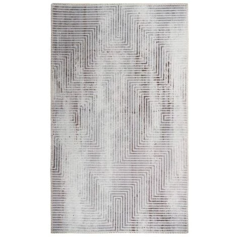 Tapis BOBOCHIC - Tapis Poil Court Rectangulaire OPAL Motif Vintage 120x180 Gris - Gris 3 Tapis BOBOCHIC - Tapis Poil Court Rectangulaire OPAL Motif Vintage 120x180 Gris - Gris