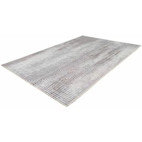 Tapis BOBOCHIC - Tapis Poil Court Rectangulaire OPAL Motif Vintage 120x180 Gris - Gris 6 Tapis BOBOCHIC - Tapis Poil Court Rectangulaire OPAL Motif Vintage 120x180 Gris - Gris – Image 4