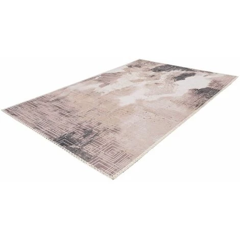 Tapis BOBOCHIC - Tapis Poil Court Rectangulaire EREA Motif Vintage 80x150 Beige - Beige 6 Tapis BOBOCHIC - Tapis Poil Court Rectangulaire EREA Motif Vintage 80x150 Beige - Beige – Image 4