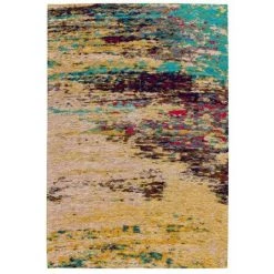 Tapis BOBOCHIC - Tapis Poil Court Rectangulaire ROSTRO Motif Vintage Multicolor 80x150 Multicolore - Multicolore
