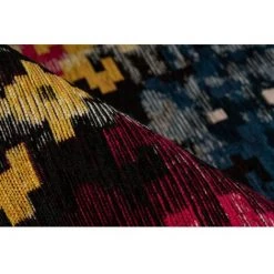 Tapis BOBOCHIC - Tapis Poil Court Rectangulaire VODA Motif Losanges Multicolor 200x290 Multicolore - Multicolore -BOBOCHIC Soldes 2022 49449951 3