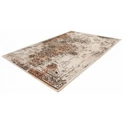 Tapis BOBOCHIC - Tapis Poil Court Rectangulaire COOKA Motif Oriental 120x180 Ivoire - Ivoire -BOBOCHIC Soldes 2022 49450061 4