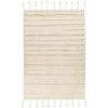 Tapis D'extérieur BOBOCHIC - Tapis Poil Mi-long Rectangulaire SALLY Motif Rayures 80x150 Naturel - Naturel -BOBOCHIC Soldes 2022 49450112 1