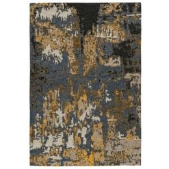 Tapis BOBOCHIC - Tapis Poil Court Rectangulaire HITYRA Motif Vintage Multicolor 80x150 Multicolore - Multicolore