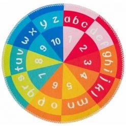 Tapis Enfant BOBOCHIC - Tapis Poil Court Rond CALIO Motif Graphique Multicolor 160x160 Multicolore - Multicolore