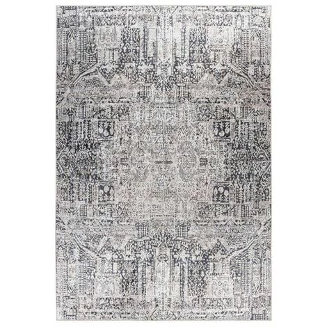Tapis BOBOCHIC - Tapis Poil Court Rectangulaire TIZI Motif Berbère 80x150 Gris - Gris 3 Tapis BOBOCHIC - Tapis Poil Court Rectangulaire TIZI Motif Berbère 80x150 Gris - Gris