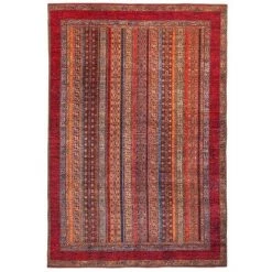 Tapis BOBOCHIC - Tapis Poil Court Rectangulaire ASSA Motif Rayures Multicolor 75x150 Multicolore - Multicolore