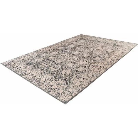 Tapis BOBOCHIC - Tapis Poil Court Rectangulaire CALORA Motif Oriental 80x150 Beige - Beige 6 Tapis BOBOCHIC - Tapis Poil Court Rectangulaire CALORA Motif Oriental 80x150 Beige - Beige – Image 4