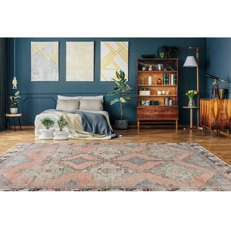 Tapis BOBOCHIC - Tapis Poil Court Rectangulaire LILIANA Motif Ethnique Multicolor 80x150 Multicolore - Multicolore 4 Tapis BOBOCHIC - Tapis Poil Court Rectangulaire LILIANA Motif Ethnique Multicolor 80x150 Multicolore - Multicolore – Image 2