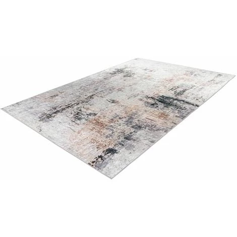 Tapis BOBOCHIC - Tapis Poil Court Rectangulaire SCREENA Motif Vintage 80x150 Beige - Beige 6 Tapis BOBOCHIC - Tapis Poil Court Rectangulaire SCREENA Motif Vintage 80x150 Beige - Beige – Image 4