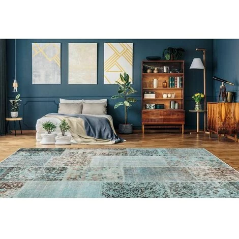 Tapis BOBOCHIC - Tapis Poil Court Rectangulaire STINSON Motif Graphique 80x150 Beige - Beige 4 Tapis BOBOCHIC - Tapis Poil Court Rectangulaire STINSON Motif Graphique 80x150 Beige - Beige – Image 2