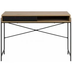 Bureau BOBOCHIC - Bureau Avec Niche PALMACO Imitation Chêne Et Noir - Chêne Et Noir 9 Bureau BOBOCHIC - Bureau Avec Niche PALMACO Imitation Chêne Et Noir - Chêne Et Noir -BOBOCHIC Soldes 2022 49450333 3