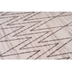 Tapis D'extérieur BOBOCHIC - Tapis Poil Court Rectangulaire GRUO Motif Graphique 80x150 Gris - Gris -BOBOCHIC Soldes 2022 49450379 3