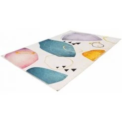 Tapis BOBOCHIC - Tapis Poil Court Rectangulaire AZIAL Motif Graphique Multicolor 80x150 Multicolore - Multicolore -BOBOCHIC Soldes 2022 49450394 4