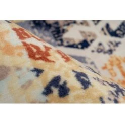 Tapis BOBOCHIC - Tapis Poil Court Rectangulaire EMERA Motif Oriental 80x150 Beige - Beige -BOBOCHIC Soldes 2022 49450428 3