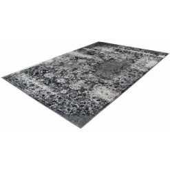 Tapis BOBOCHIC - Tapis Poil Court Rectangulaire PENA Motif Berbère 120x170 Gris - Gris -BOBOCHIC Soldes 2022 49450430 4
