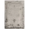 Tapis BOBOCHIC - Tapis Poil Court Rectangulaire ESALA Motif Vintage 80x150 Anthracite - Anthracite -BOBOCHIC Soldes 2022 49450434 1