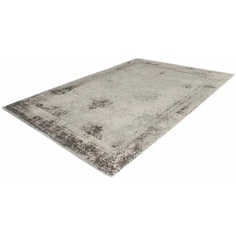 Tapis BOBOCHIC - Tapis Poil Court Rectangulaire ESALA Motif Vintage 80x150 Anthracite - Anthracite 6 Tapis BOBOCHIC - Tapis Poil Court Rectangulaire ESALA Motif Vintage 80x150 Anthracite - Anthracite – Image 4