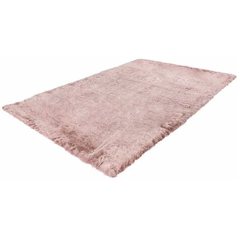 Tapis BOBOCHIC - Tapis Poil Shaggy Rectangulaire POLINE Uni 80x150 Rose Poudré - Rose Poudré 6 Tapis BOBOCHIC - Tapis Poil Shaggy Rectangulaire POLINE Uni 80x150 Rose Poudré - Rose Poudré – Image 4