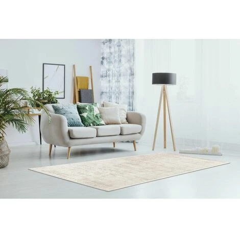 Tapis BOBOCHIC - Tapis Poil Court Rectangulaire SILVA Uni 80x150 Beige - Beige 4 Tapis BOBOCHIC - Tapis Poil Court Rectangulaire SILVA Uni 80x150 Beige - Beige â Image 2