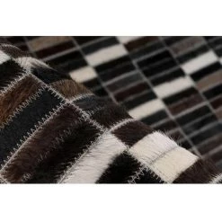 Tapis BOBOCHIC - Tapis Poil Court Rectangulaire KRISHA Motif Losanges 120x170 Noir + Blanc - Noir + Blanc 8 Tapis BOBOCHIC - Tapis Poil Court Rectangulaire KRISHA Motif Losanges 120x170 Noir + Blanc - Noir + Blanc -BOBOCHIC Soldes 2022 49450562 3