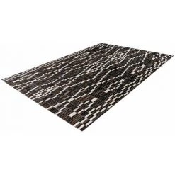 Tapis BOBOCHIC - Tapis Poil Court Rectangulaire KRISHA Motif Losanges 120x170 Noir + Blanc - Noir + Blanc 9 Tapis BOBOCHIC - Tapis Poil Court Rectangulaire KRISHA Motif Losanges 120x170 Noir + Blanc - Noir + Blanc -BOBOCHIC Soldes 2022 49450562 4