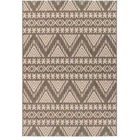 Tapis BOBOCHIC - Tapis Poil Court Rectangulaire ROXANNE Motif Ethnique 80x150 Beige - Beige 3 Tapis BOBOCHIC - Tapis Poil Court Rectangulaire ROXANNE Motif Ethnique 80x150 Beige - Beige